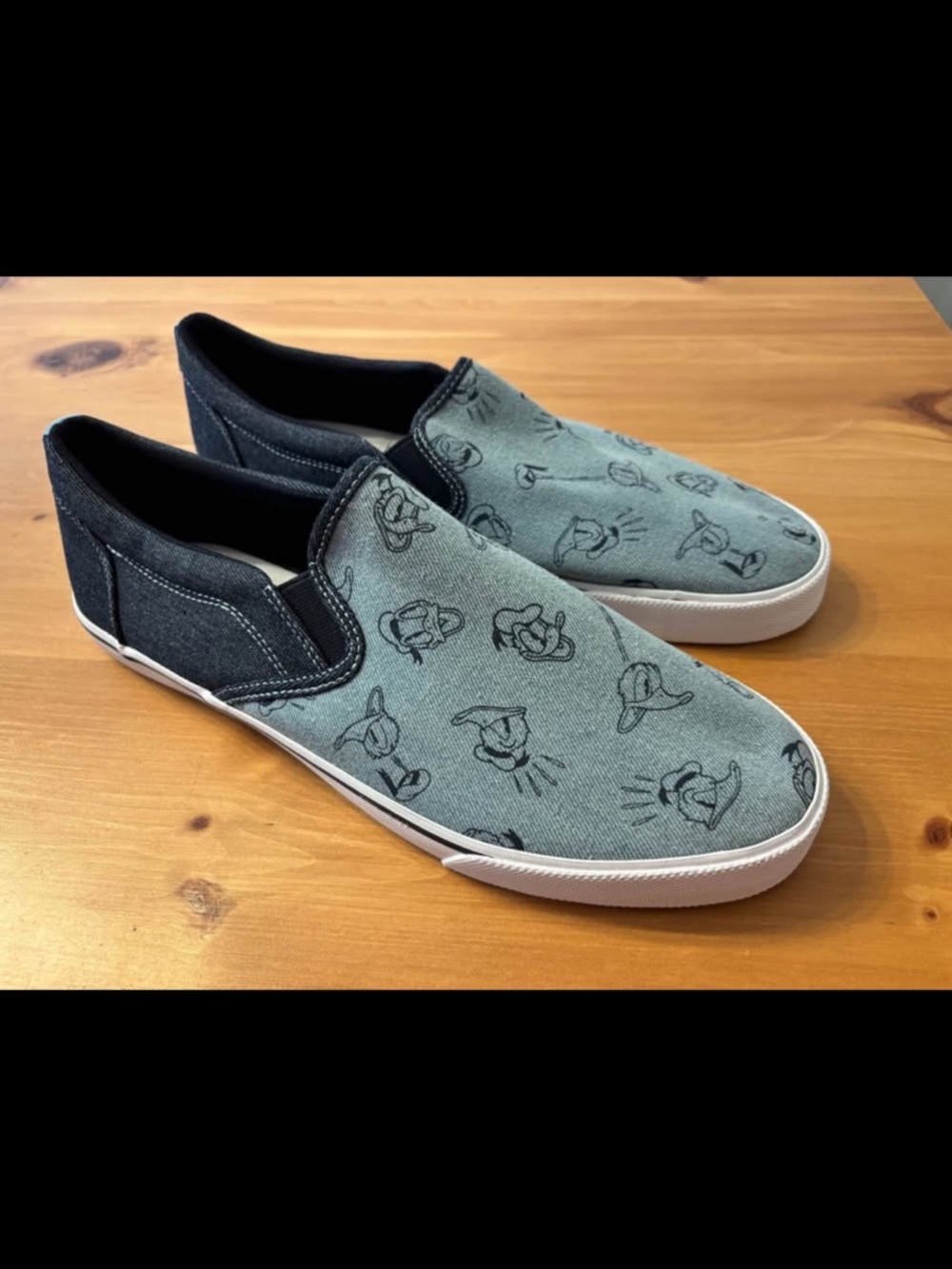 Aldo Men's Teal Slip-On Loafers with Black Graphic Icons